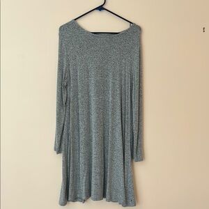 Old Navy Gray Dolman Sleeve Sweater Dress